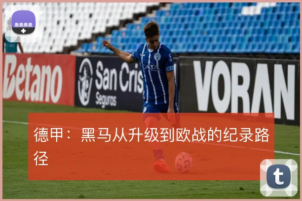 德甲:黑马从升级到欧战的纪录路径